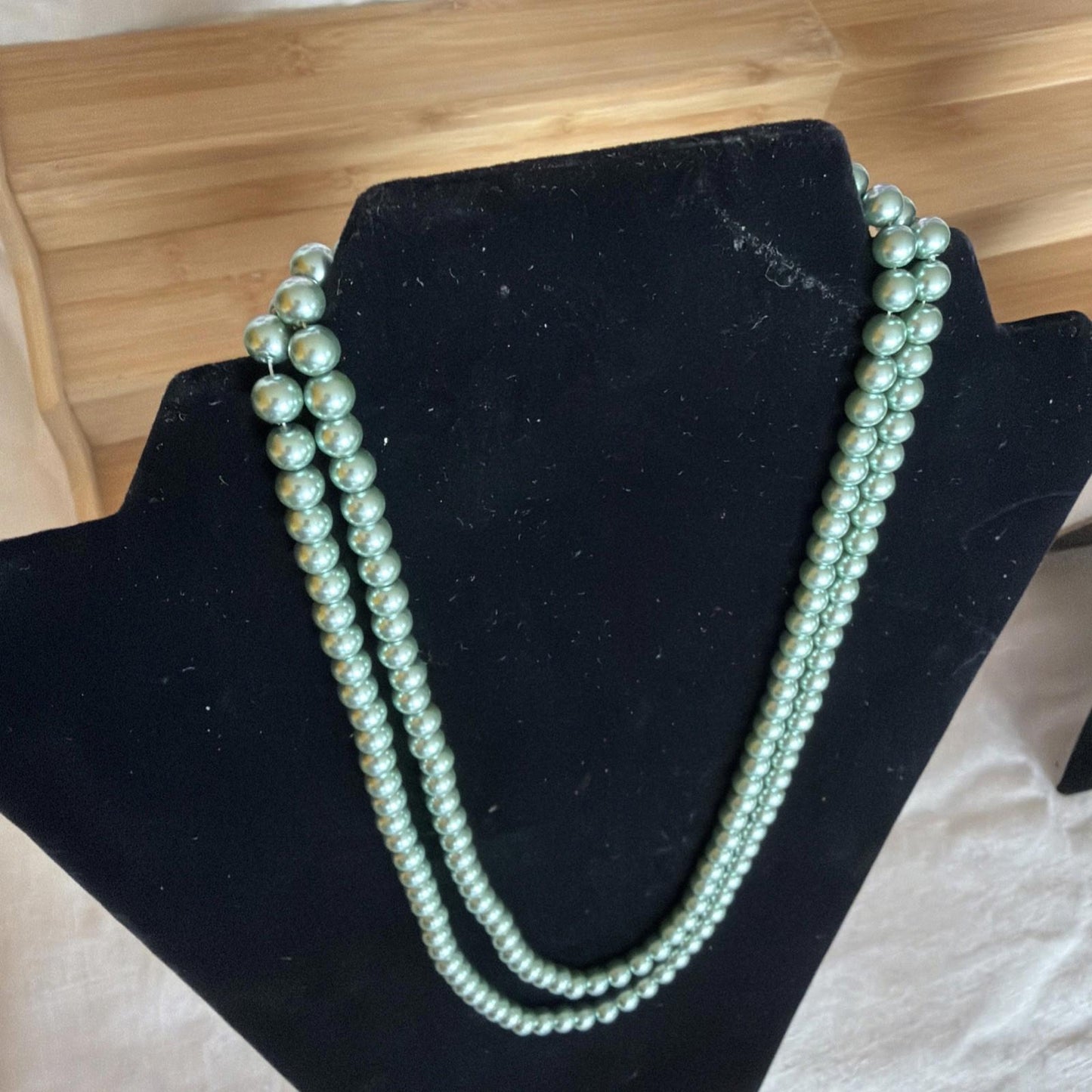 Vintage Costume Jewellery Necklace Unknown Beaded Design