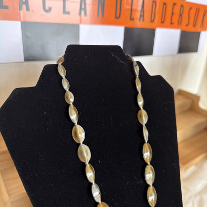 Vintage Costume Jewellery Necklace Unknown Beaded Design