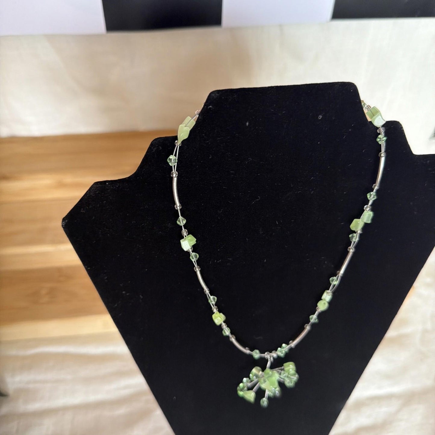 Vintage Costume Jewellery Necklace Unknown Beaded Design