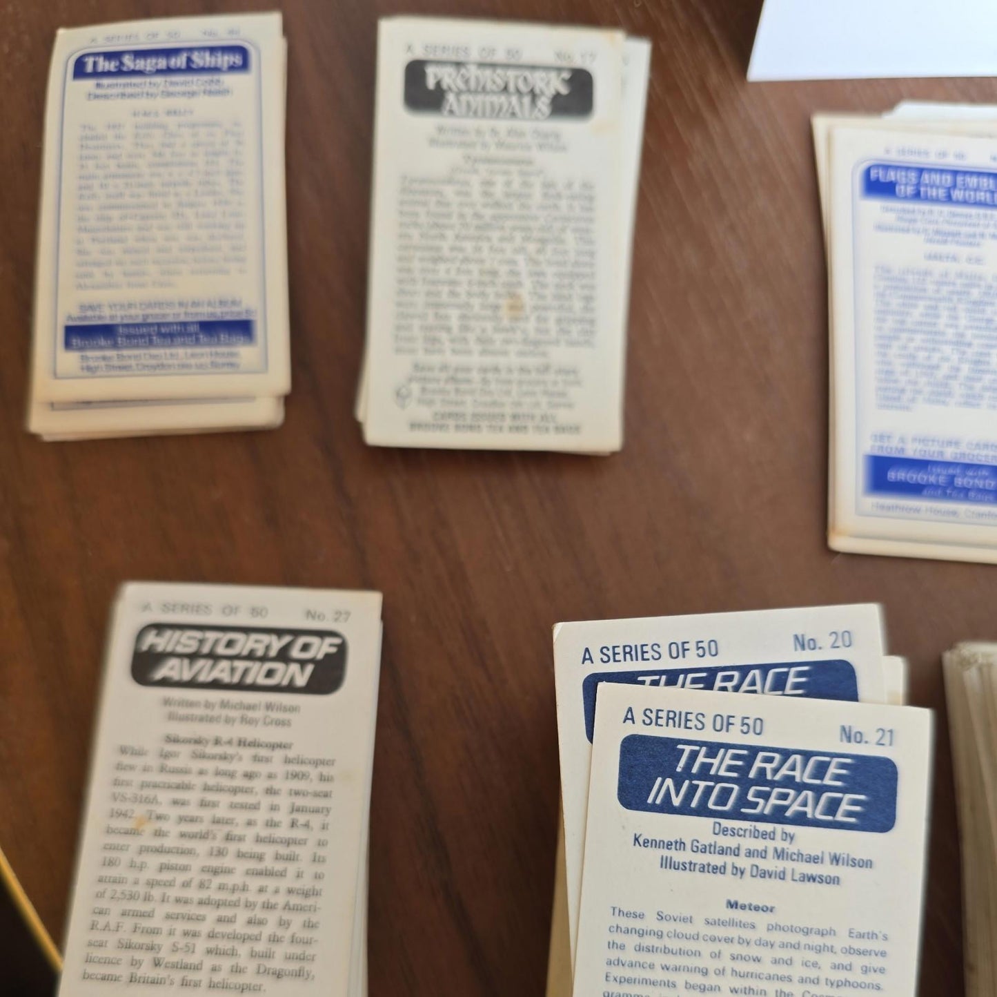 BROOKE BOND & BLACK CAT CARDS - 1952 TO 1998