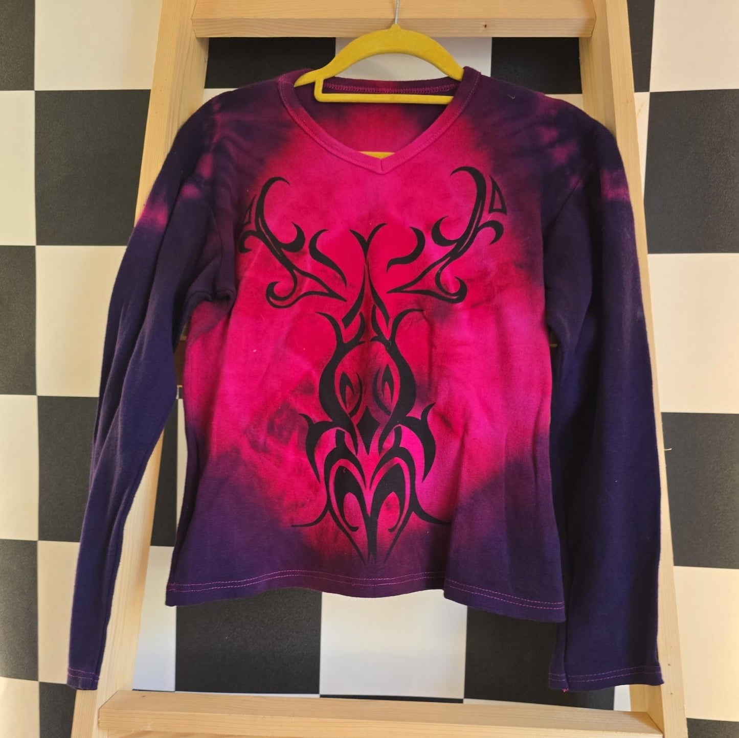 Brand New Deadstock  Longsleeve Tshirt Tie Dye COTTON AMERICAN SIZE M