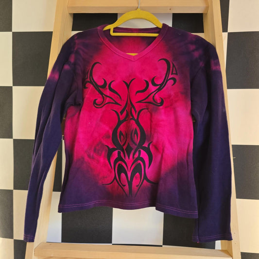 Brand New Deadstock  Longsleeve Tshirt Tie Dye COTTON AMERICAN SIZE M