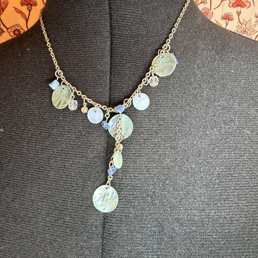 Vintage Costume Jewellery Necklace Metal Chain Design