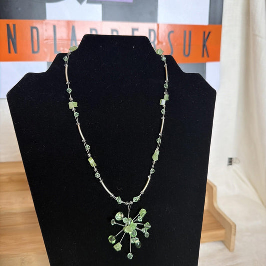 Vintage Costume Jewellery Necklace Unknown Beaded Design
