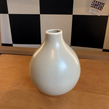 Parlane Pottery Stone Colour Vase Unusual Unique Design