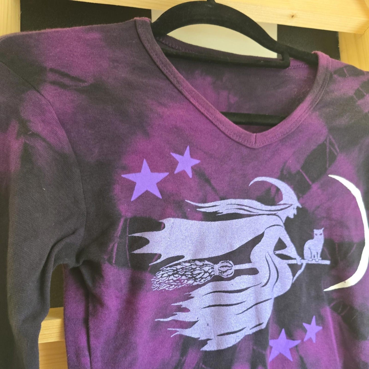 Brand New Deadstock Tie Dye T-Shirt Long Sleeve Size S AMERICAN 100% COTTON