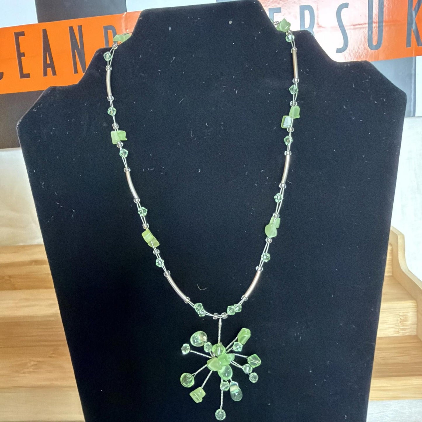 Vintage Costume Jewellery Necklace Unknown Beaded Design