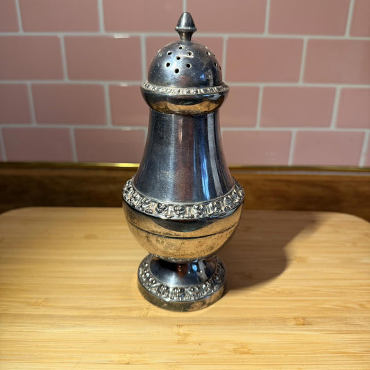 silver plated sugar sifter / shaker antique vintage ornate