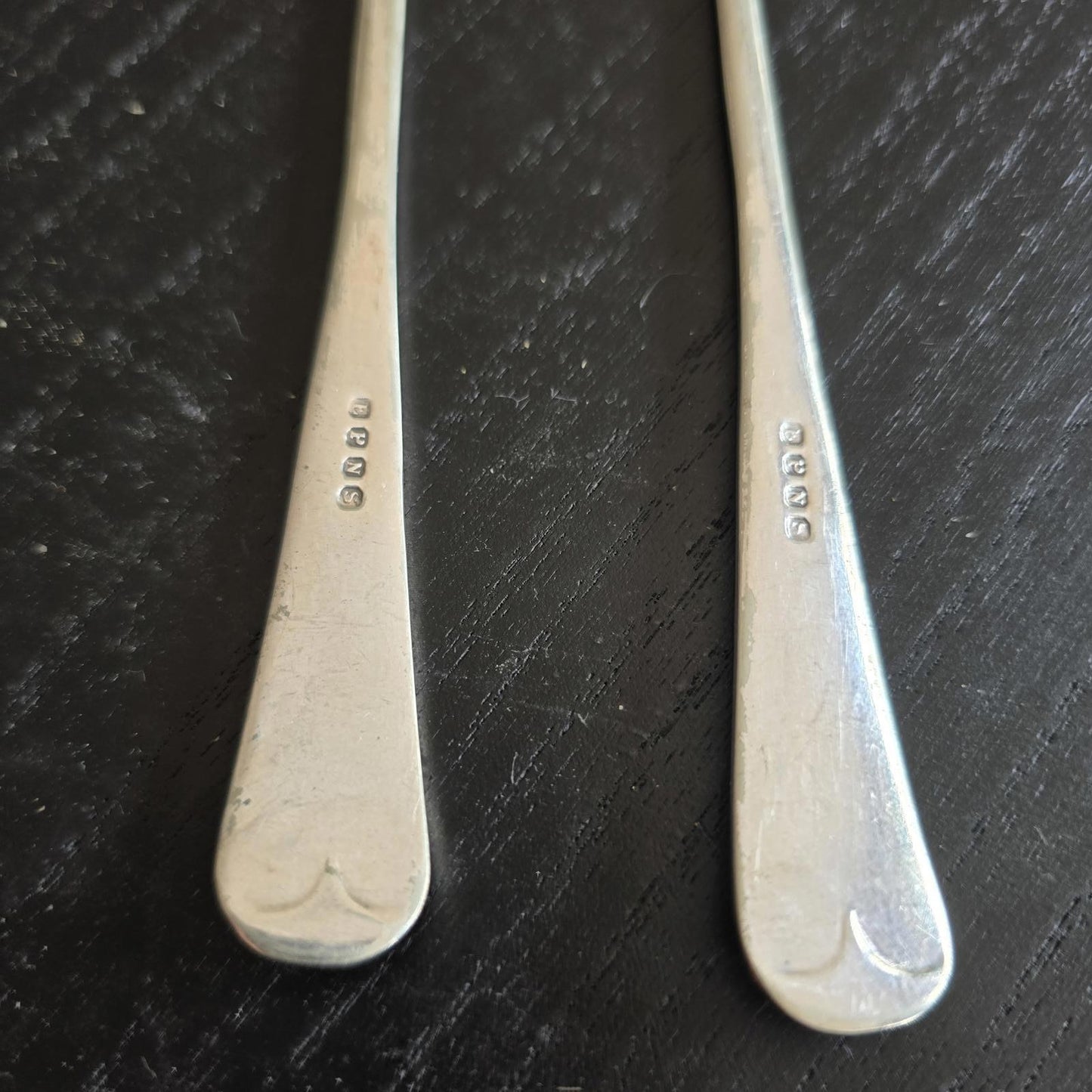 Set of 2 Vintage Silver PLATED EPNS Salad Servers