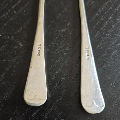 Set of 2 Vintage Silver PLATED EPNS Salad Servers