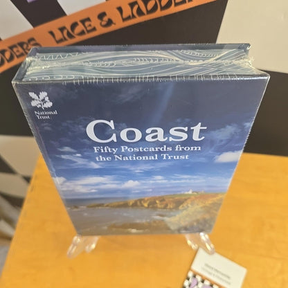National Trust COAST 50 Postcards Still Wrapped Complete Set