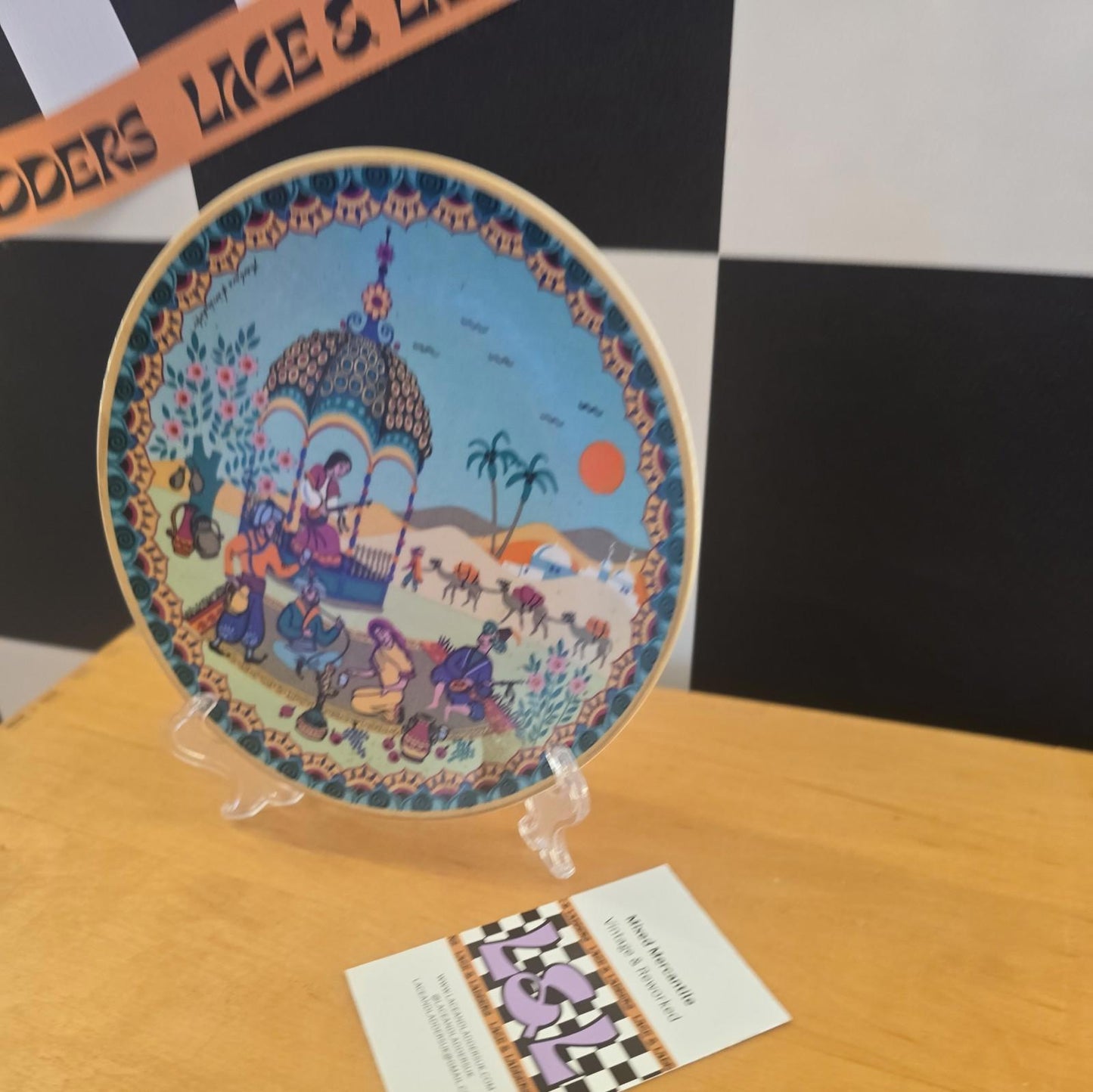 Ali and The Haunted House Plate Poole England #464