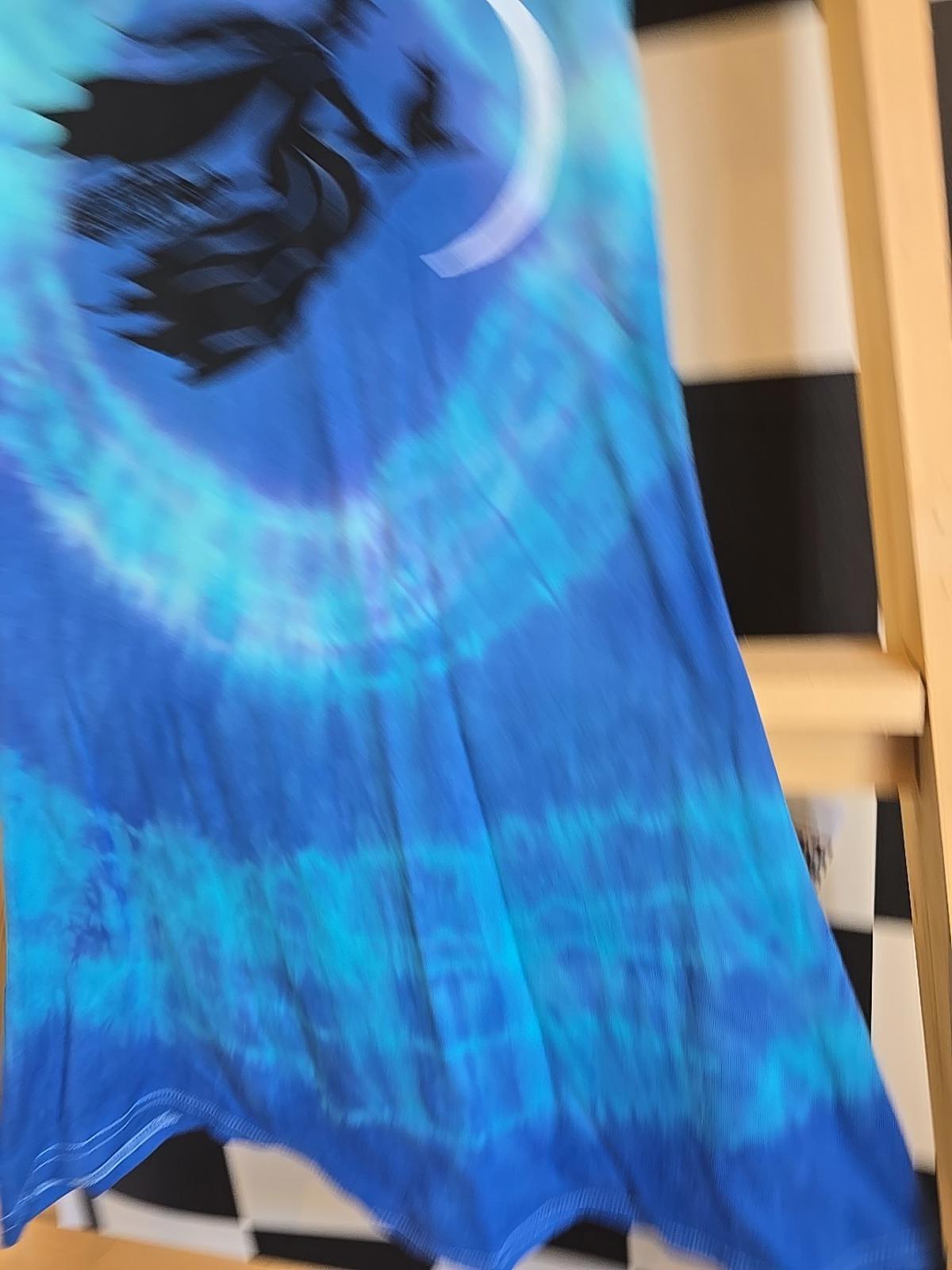 Brand New Deadstock Tie-dye Vest Dress Sreetch Cotton Size S UK