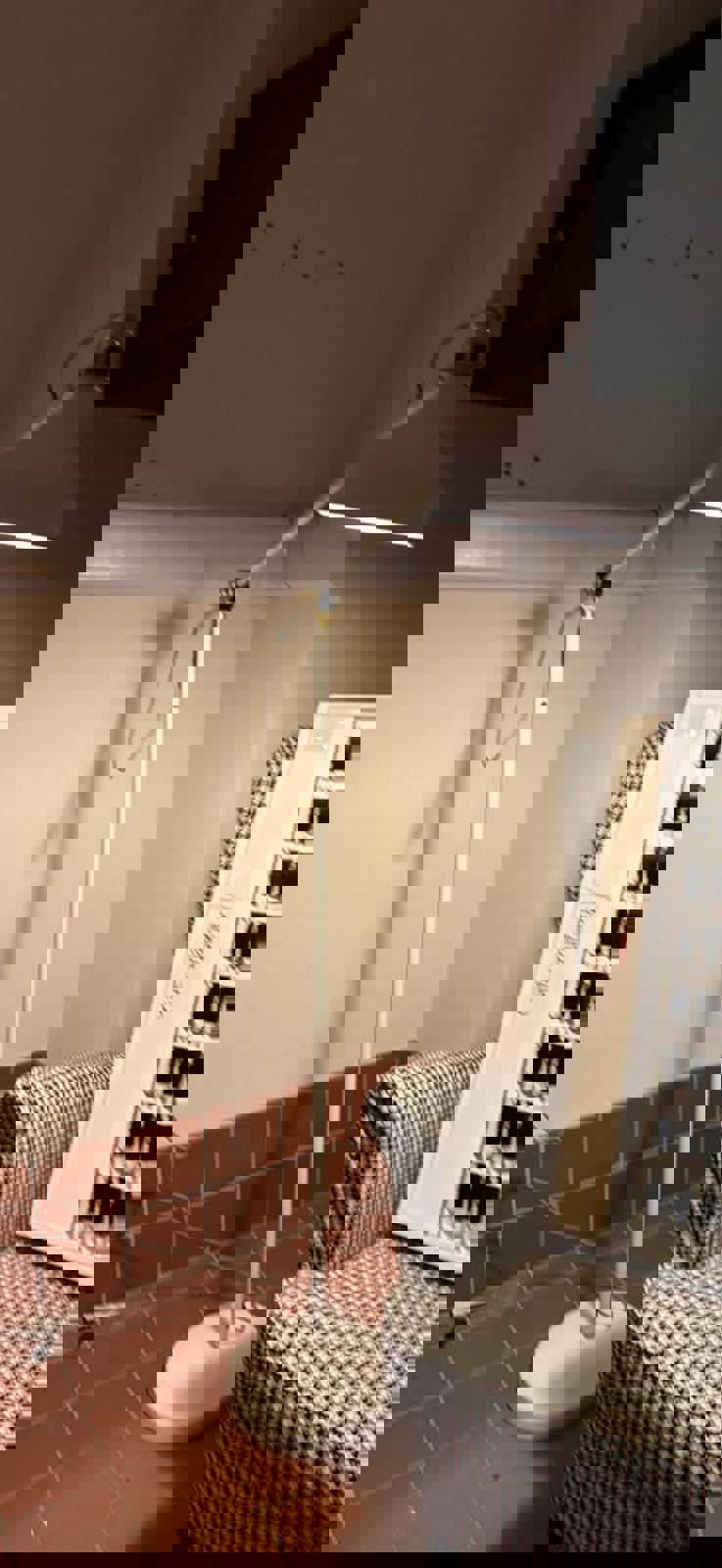 victorian industrial white lamp