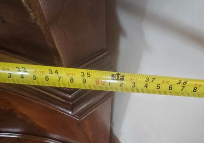 antique victorian corner curves gothic display unit