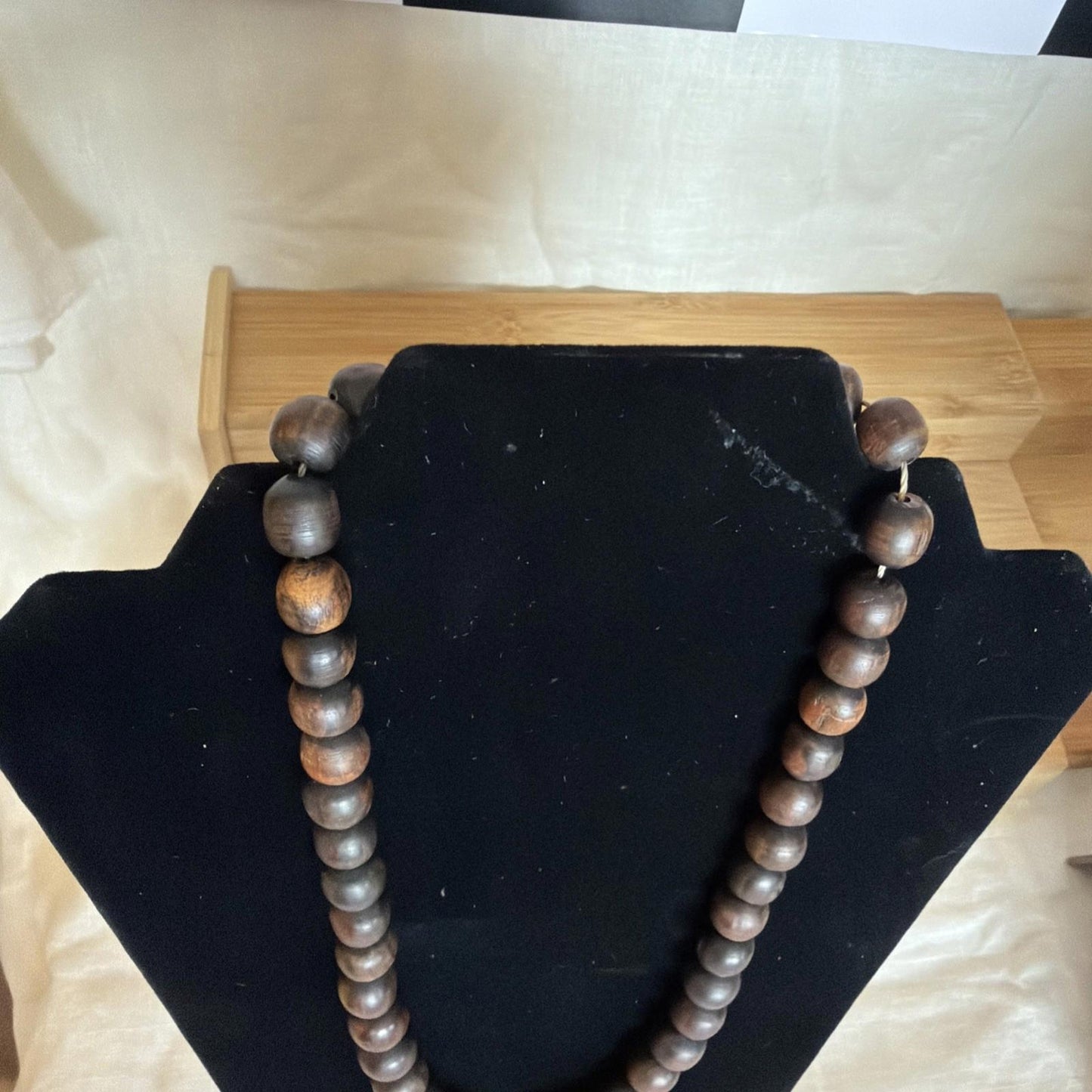 Vintage Costume Jewellery Necklace Unknown Beaded Design