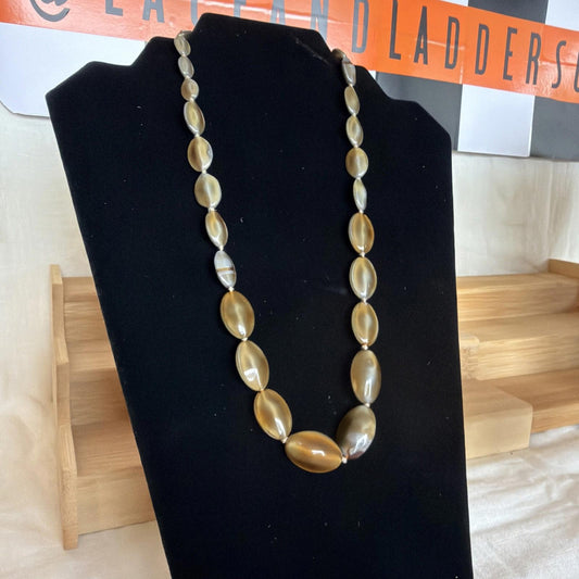 Vintage Costume Jewellery Necklace Unknown Beaded Design