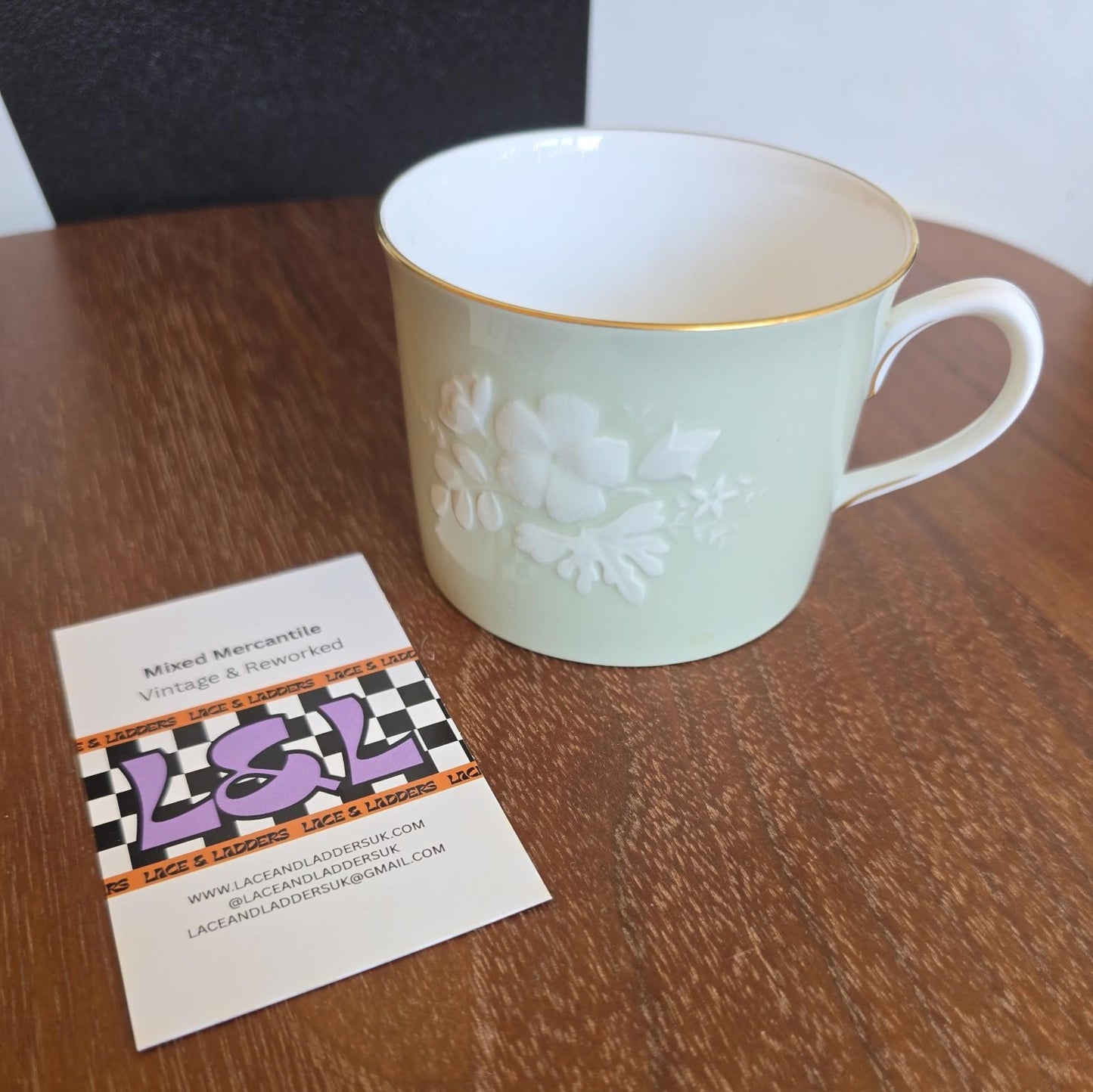 Vintage England Royal Worcester Coffee Cup Sheraton