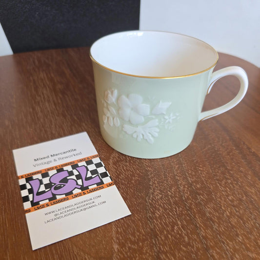 Vintage England Royal Worcester Coffee Cup Sheraton