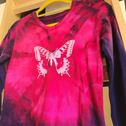 Brand New Deadstock  Longsleeve Tshirt Tie Dye COTTON AMERICAN SIZE M