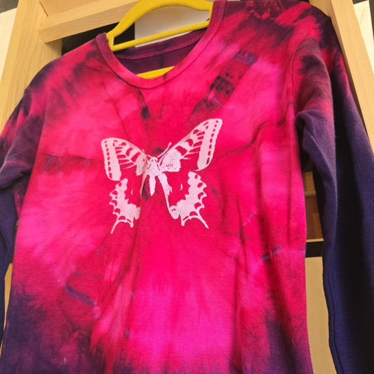 Brand New Deadstock  Longsleeve Tshirt Tie Dye COTTON AMERICAN SIZE M