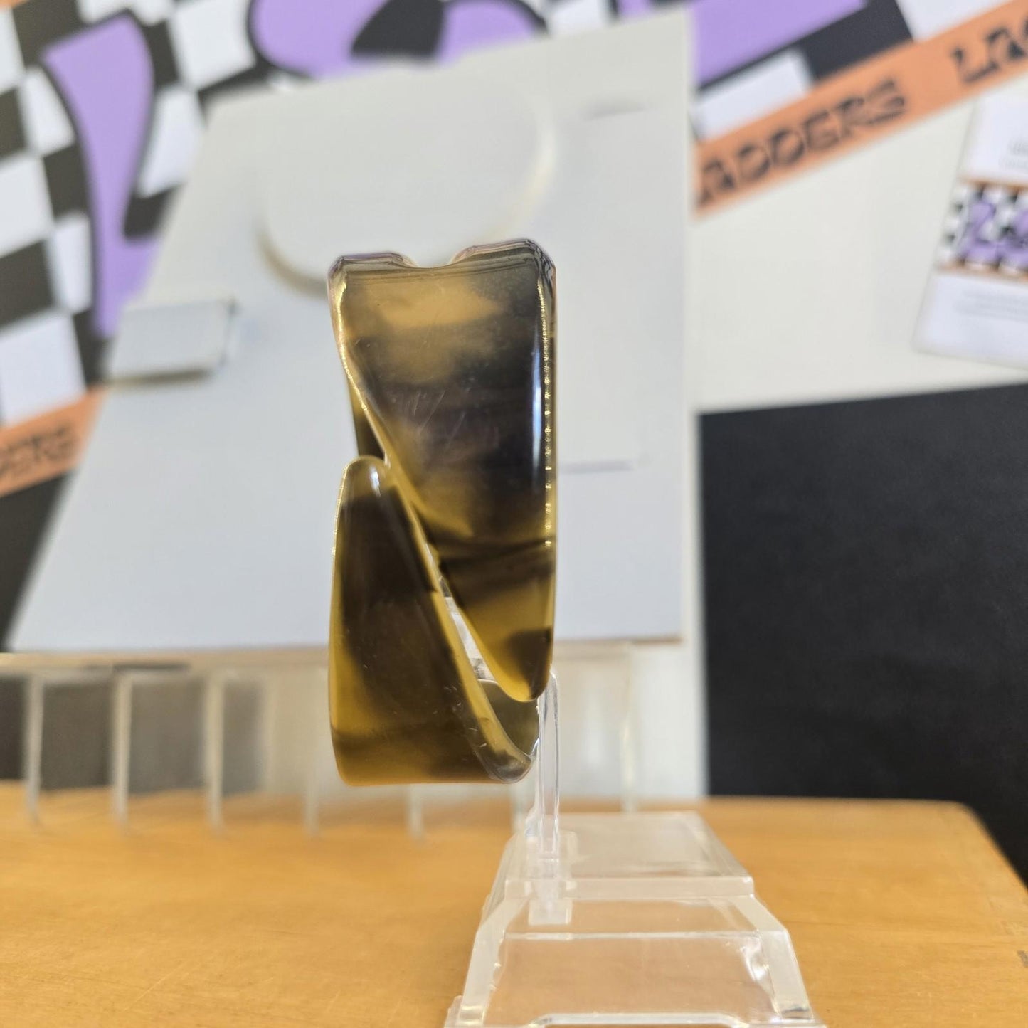 Vintage Bracelet Turtoise Shell Unique Design Bangle Women's