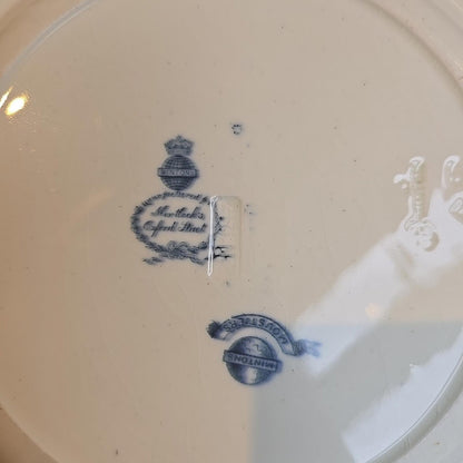 MINTONS Manufactured for OXFORD STREET Large Plate Blue White