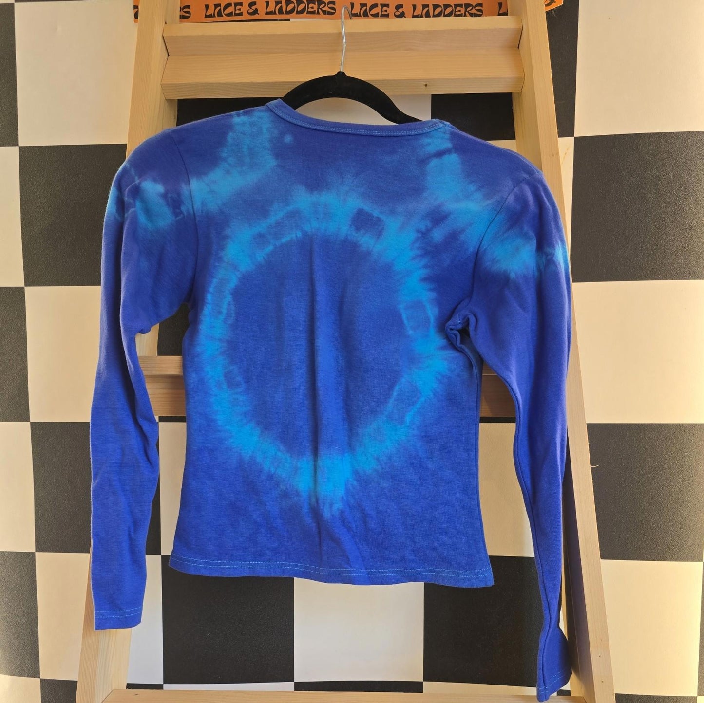 Brand New Deadstock Tie Dye T-Shirt Long Sleeve Size S AMERICAN 100% COTTON